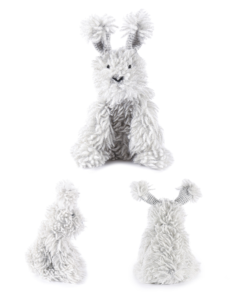 toft ed's animal lauren the angora rabbit amigurumi crochet
